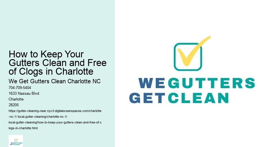 How to Keep Your Gutters Clean and Free of Clogs in Charlotte 